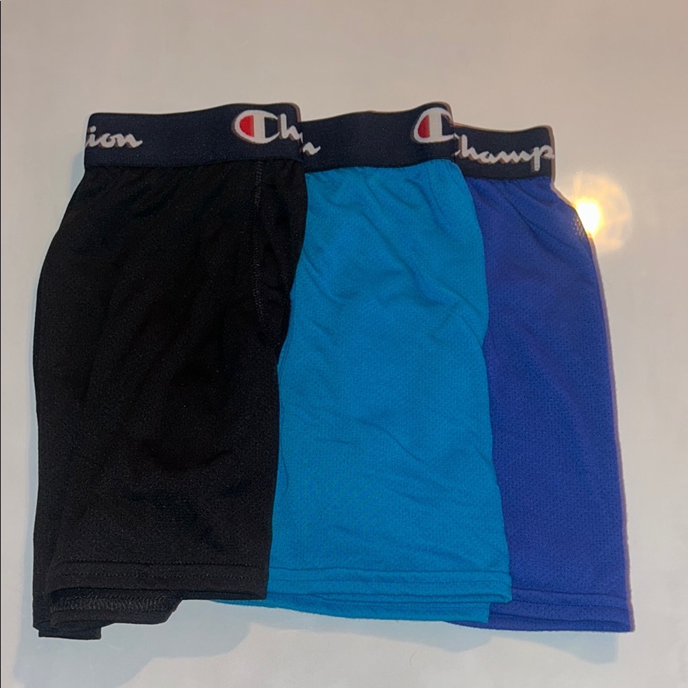 Champion Black and Blue boxers Set